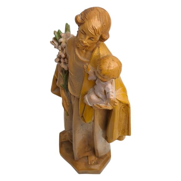 1985 FONTANINI # 657 Depose Italy JOSEPH & BABY JESUS 6.5" Figurine SIMONETTI - Picture 6 of 8